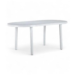 Mesa Olot 180x90 cm Oval|Mesas Plástico Económicas rectangulares