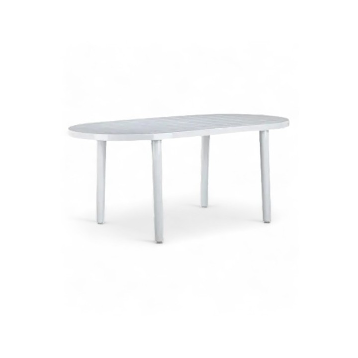 Mesa Olot 180x90 cm Oval|Mesas Plástico Económicas rectangulares