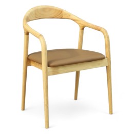 Sillón Balcania| Sillón nórdico madera y tapizado