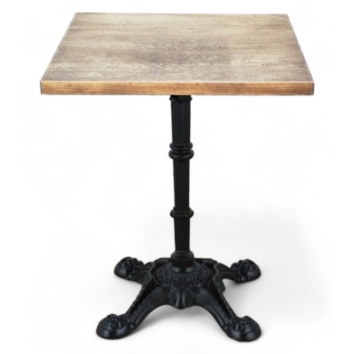Mesa Clasics melamina- Mobiliario Hostelería|Mesas hierro con madera
