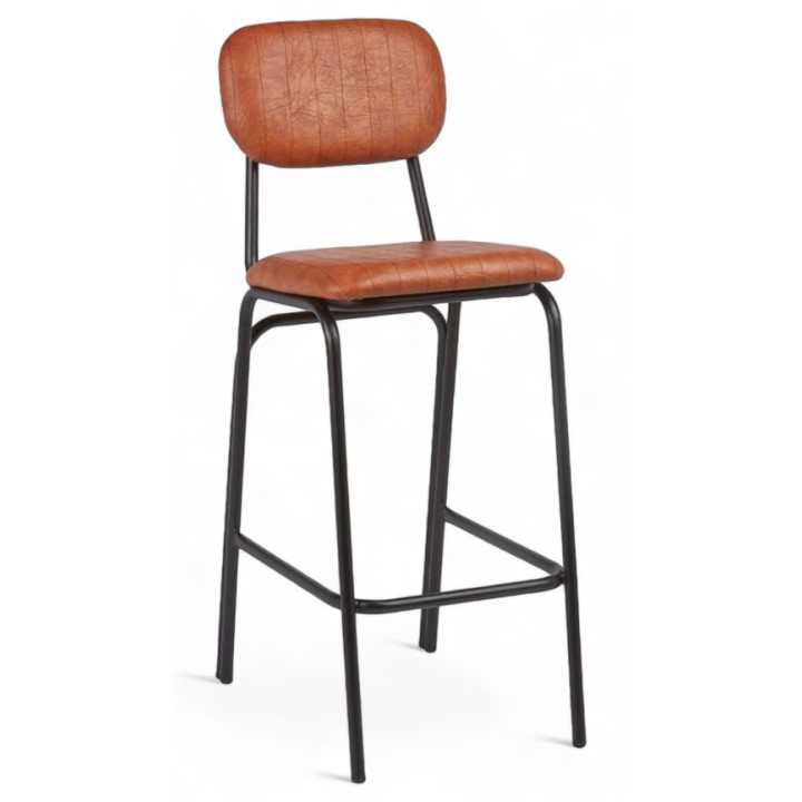 Taburete Vintage Soved| Mobiliario Retro|Taburetes bistro tapizados