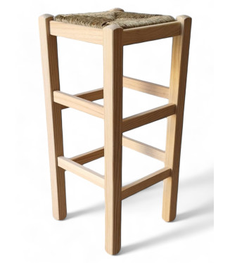 Taburete hostelería Castellano Alto- Taburete barras de bar- taburete barato rustico