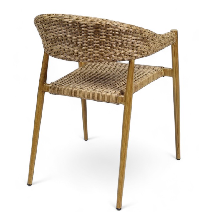 Sillón Zinca apilable - Mobiliario para exterior de fabrica
