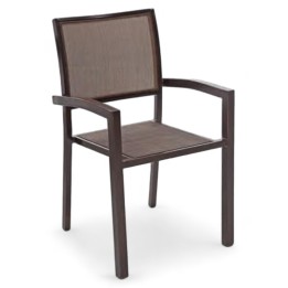 Sillas y Sillones de Aluminio para exteriores| Sillón Coral terrazas