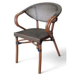 Silla terraza textilene -  Sillón Parisino Cebu apilable