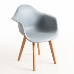 Silla Dubai Polipropileno| Sillas madera  y plastico comedor