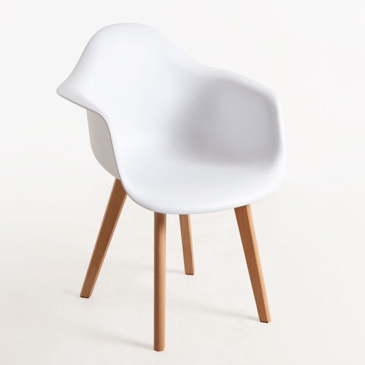 Silla Dubai Polipropileno| Sillas madera  y plastico comedor
