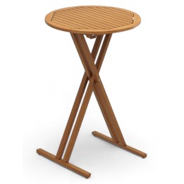 Mesa Forcall Alta plegable 70 redonda