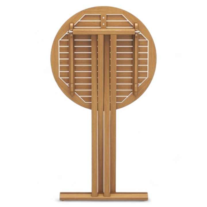 Mesa Forcall Alta plegable 70 redonda-Sillas y Mesas de madera
