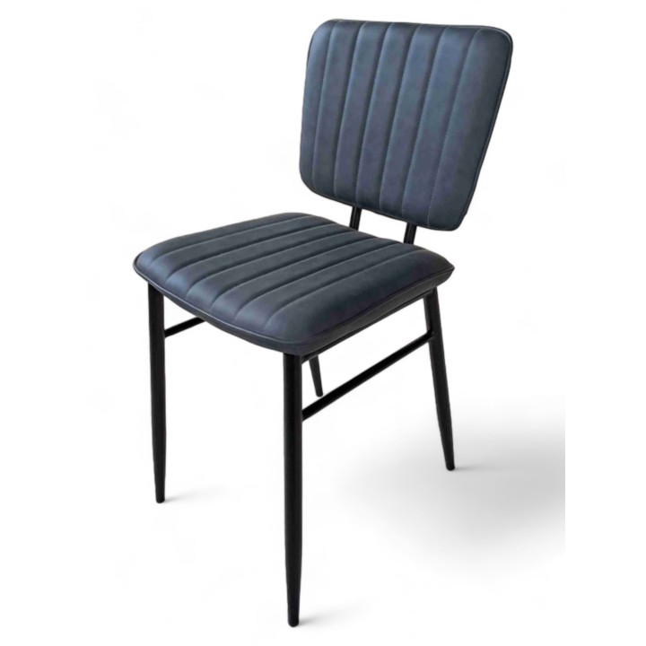Silla Vintage| Mobiliario Retro|Silla Hamburgo Azúl