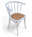 Sillón Kirkenes blanco desgastado
