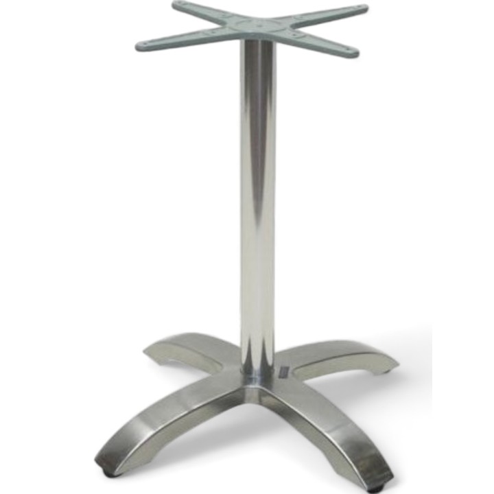 Base Milán Alta 4 brazos aluminio| Sillas y Mesas de madera