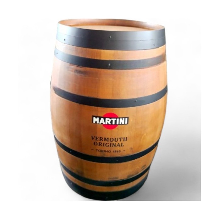 Barrica madera serigrafiada