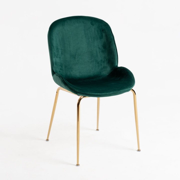 Silla Sholl Terciopelo golden|Sillas de comedor retro
