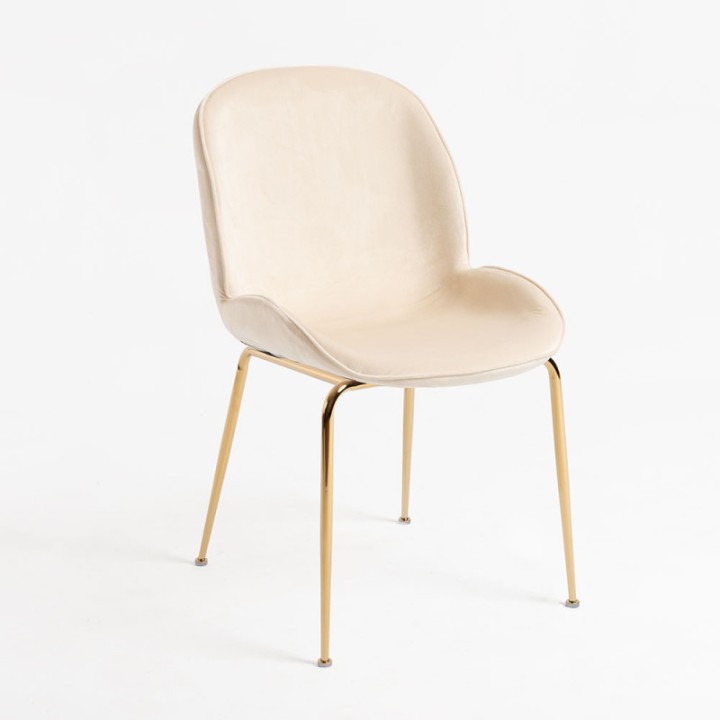 Silla Sholl Terciopelo golden|Sillas de comedor retro