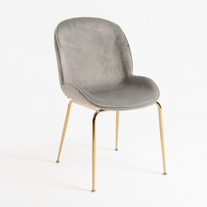Silla Sholl Terciopelo golden|Sillas de comedor retro