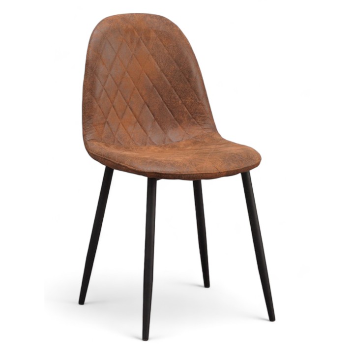 Silla Boro polipiel vintage diamantes |Sillas Nórdicas tapizadas