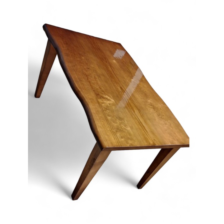 Mesa rustica canto corteza pino - Fabrica Mesas | Mesa madera