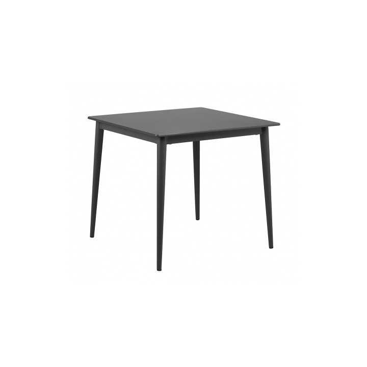 Mesa patas aluminio conica tableros teka| Mesa Marbella