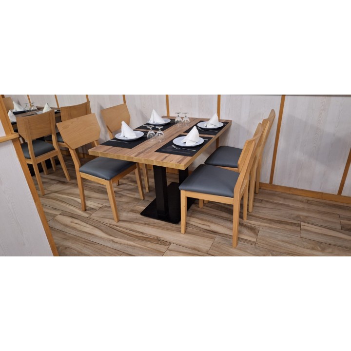 Silla Chloe|Sillas tapizadas en madera haya| bares y restaurantes