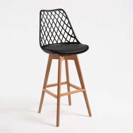 Taburete Nórdico Moniel-Taburete Minimalista- Sillas y Mesas de madera