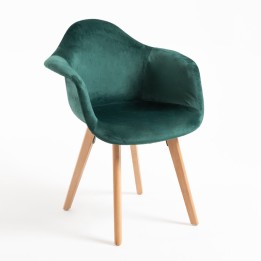 Sillas Dubai terciopelo | Mobiliario Nórdico - Sillas madera  de haya