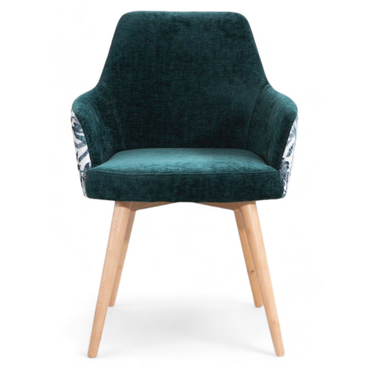 Silla con brazos Gaston tapizada -Sillas para cafeterias y hoteles