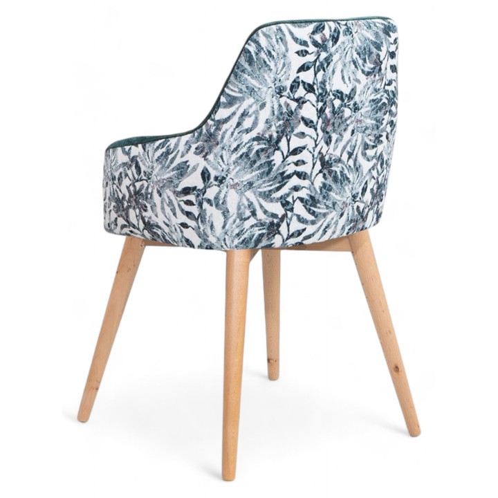Silla con brazos Gaston tapizada -Sillas para cafeterias y hoteles