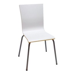 Silla Curve blanca| Sillas y mesas para hosteleria precio de fabrica