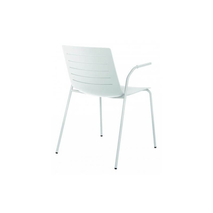 Silla Apilable Skin 4 patas con brazos