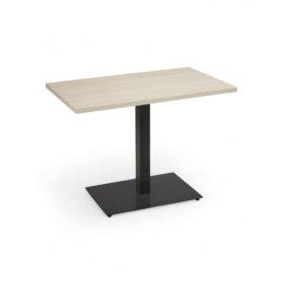 Mesa Pie rectangular acero Cheste | Mesas bares