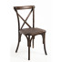 Pack 4 Sillas Thonet Polipropileno efecto Rattan y Madera
