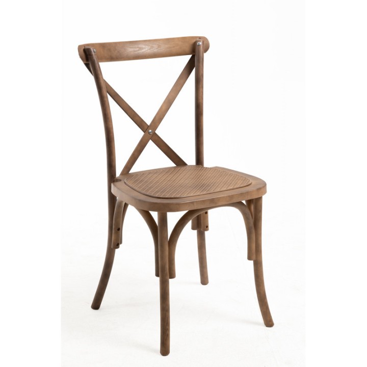 ▷ Pack 4 Sillas Thonet Polipropileno efecto Rattan y Madera. OFERTA