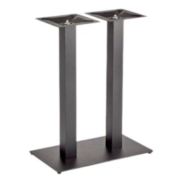 Base Cheste Doble Alta Hierro- Pata mesas- Sillas y Mesas de madera
