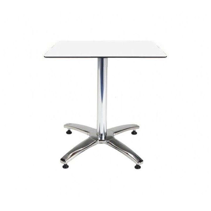 Mesa de aluminio para terrazas
