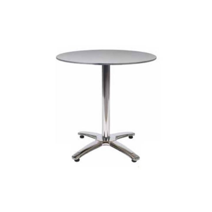 Mesa de aluminio para terrazas
