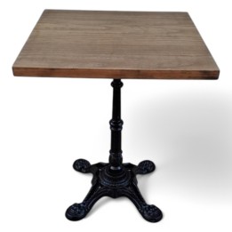 ➤Mesa Parisina Clasics Cuadrada- Mobiliario Hostelería | Mesas Vintage
