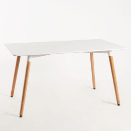 Mesa Nórdica Rectangular 140 cm x 80 cm