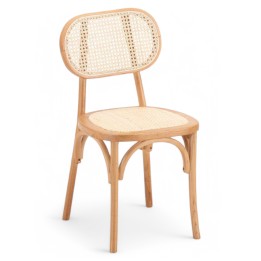 Silla Comedor de Madera Cannage Color | Silla Linda  madera y Canagge