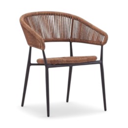 Silla Cintha marrón |Mobiliario bares - Novedad 2025 cafeterías