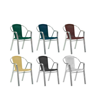 Sillón Aluminio Double Trenza