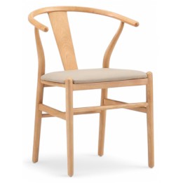 Silla Harald Fresno sin Cojín | Silla de hostelería y hogar- Top 2025