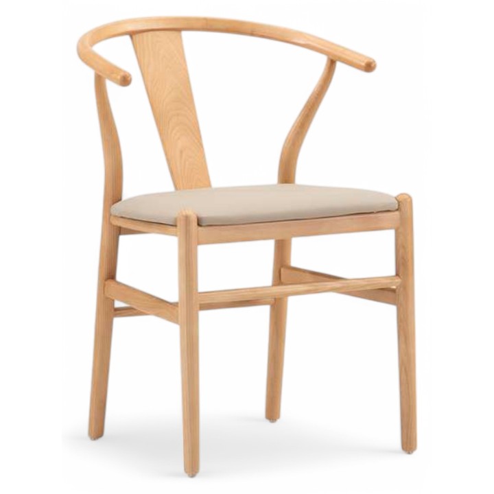 Silla Harald Fresno sin Cojín | Silla de hostelería y hogar- Top 2025