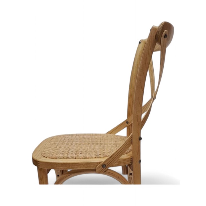 Silla Thonet Crossback antique - Silla madera y rattán en promoción