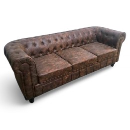 Sofá 3 plazas Chester Ohio-Sillas y Mesas de madera |Sofas Hoteles