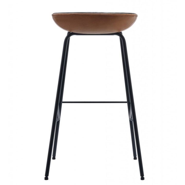 Taburete Dublin marrón industrial - Sillas y Mesas de madera FJM