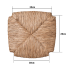 Asiento enea silla Colonial forma