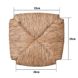 Asiento enea silla Colonial | Sillas y Mesas de madera - Anea natural