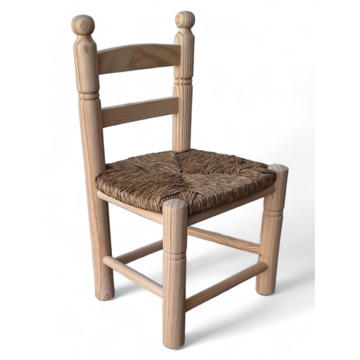 Asiento enea silla cadete| Sillas y Mesas de madera - Anea natural