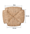Asiento enea silla cadete